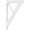 Ekena Millwork Artisan Architectural Grade PVC Bracket, 5/8"W X 6"D X 10"H BKTP01X06X10AR - alternate 3